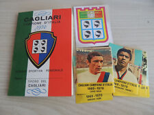 Album Cagliari Campione d'Italia ,vuoto + figurine da attaccare,anastatico