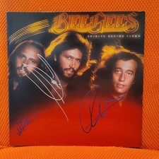 The Bee gees firmato lp Spirits avendo volato, 3 membri, originale, vintage, ottimo