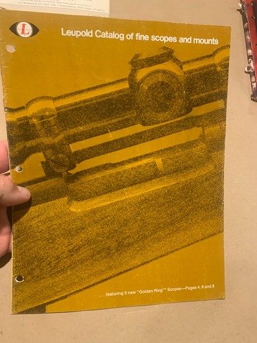 Catalogo ottico leupold 1974 - leupold,
