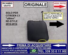 PLASTICA TAPPO GANCIO TRAINO PARAURTI ANTERIORE CITROEN C1 RE STYLE 2012-2014