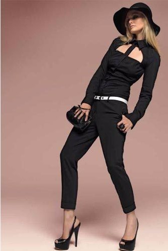 Denny rose camicia nera - denny,