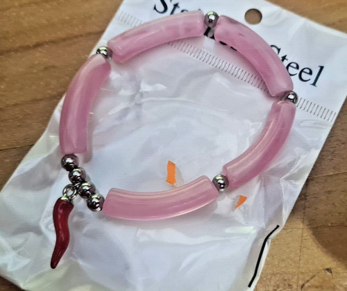 Bracciale con corno cornetto - con,