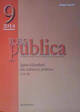 RES PUBLICA (2014) (VOL. 9) Rubbettino 2015