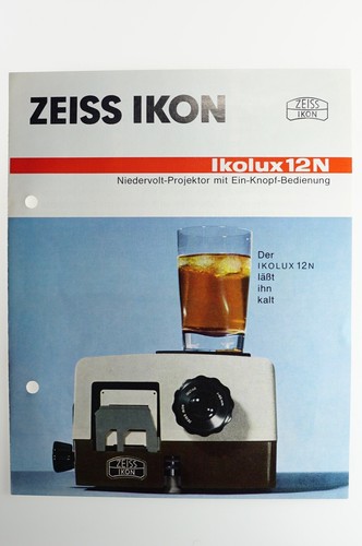 Brochure proiettore zeiss ikon - brochure,
