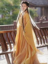 Abito da ballo giallo Hanfu