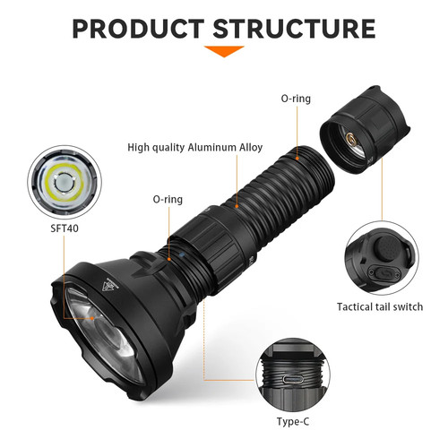 Torcia sofirn sf26 2000 lumen - sofirn,