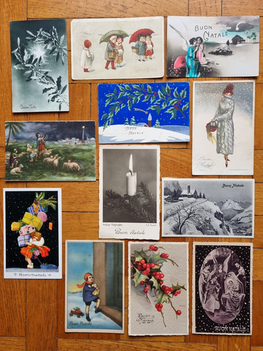 Buon natale lotto cartoline - lotto, 12
