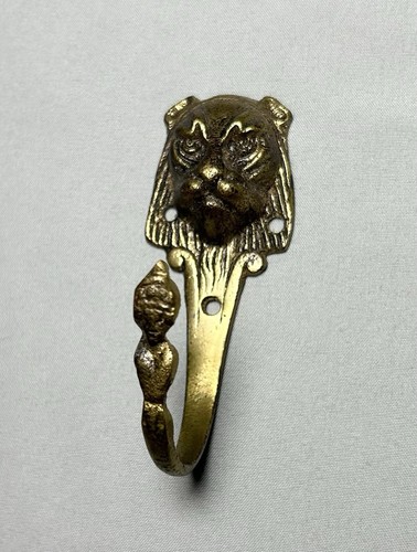 Vintage ottone testa leone - ottone,