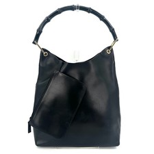 Borsa a tracolla Gucci bambù pelle nera 001 1013 1881 originale