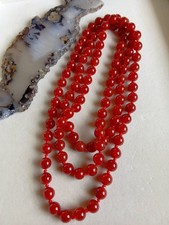 Collana 120 cm In Corniola