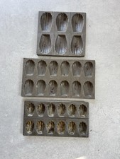 3 Anciens Moules à Madeleines