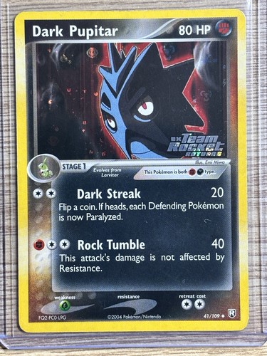 Pokemon tcg dark - dark, pupitar