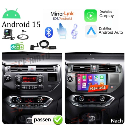 Autoradio dab android15 gps - dab,