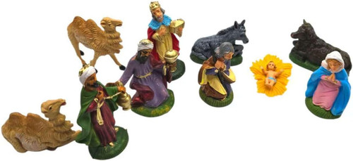Set personaggi presepe - set, 10