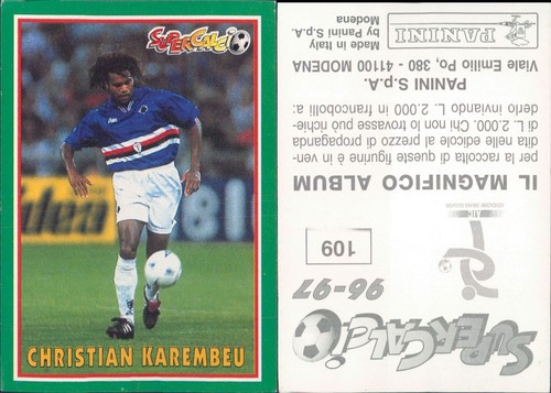Figurina calciatori panini - figurina,