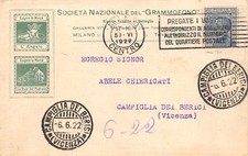 4121) SOCIETA' NAZIONALE DEL GRAMMOFONO MARCA "L'ANGELO E LA VOCE DEL PADRONE".