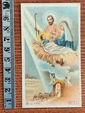 Santino Holy Card Natività
