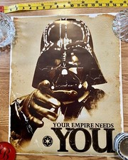 Poster Star Wars Il tuo impero ha bisogno di te 11” x 17”