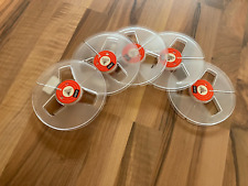 Registratori a Bobine - N° 5 Bobine vuote BASF per nastro 1/4 Pollice   15 Cm D.