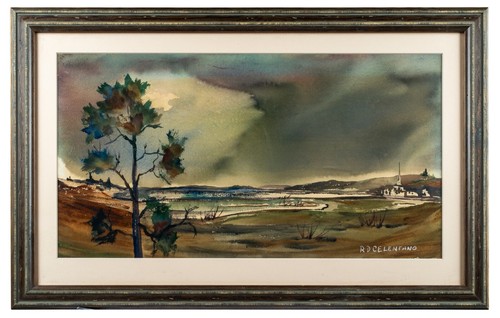 Paesaggio acquerello
