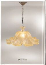 Lampadario a sospensione in vetro di Murano ambra cucina casa 1 LUCE Sylcom