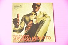 "ROCKY ROBERTE 7"" STASERA MI BUTTO  SOLO COPERTINA SENZA DISCO ONLY COVER"