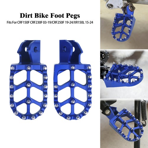 Pedane moto cnc blu - pedane, per