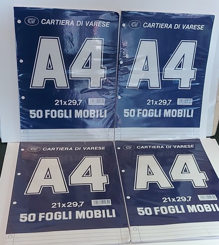 Blocco 200 fogli di - a4,