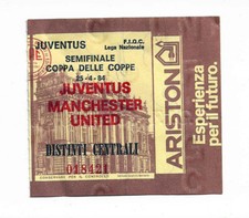 BIGLIETTI STADIO ANNI '70/'80 - JUVENTUS - MANCHESTER U.