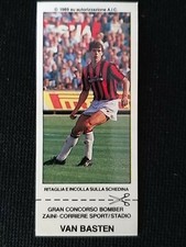 ***FIGURINA "BOMBER ZAINI 1989/90"*** VAN BASTEN (MILAN) !!!