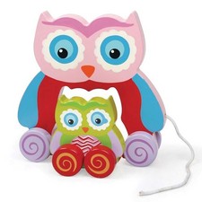 Gioco Gufetto Legno Trainabile