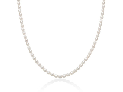 Miluna pepite perle collana - di,