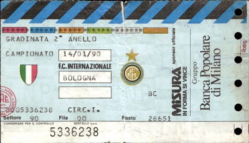 Biglietto stadio c - stadio, f.c