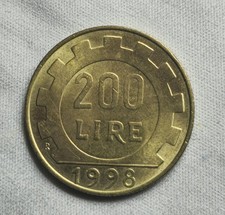 Moneta da 200 Lire 1998