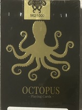 Mazzo di carte da gioco Luna Octopus Gold Foil nuovo sigillato scatola limitata 562/1000