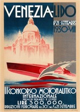 Poster concorso motoscafo