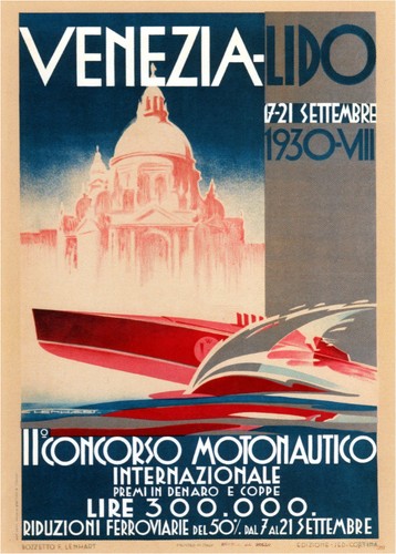 Poster concorso motoscafo