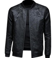 Giacca da baseball uomo ricamo