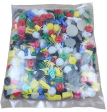 200 clip universali rivetti bottoni fermagli auto moto vite perno plastica clips