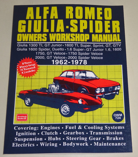 Manuale riparazione alfa - manuale, romeo