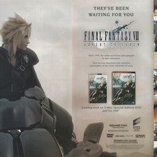 2006 FINAL FANTASY VII DVD PSP