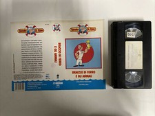 BRACCIO DI FERRO E GLI ANIMALI - VHS + LOCANDINA - senza custodia - Panarecord