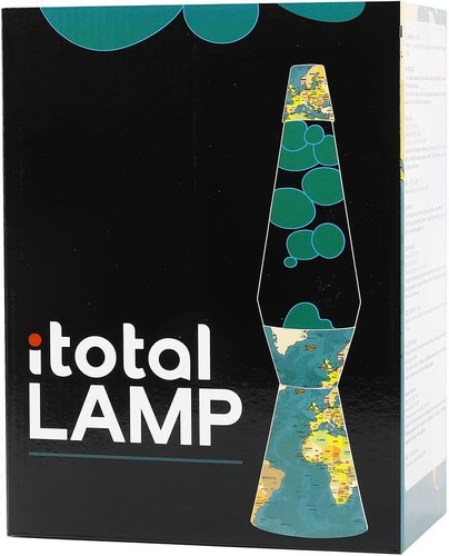 Itotal lampada lava blue maps - itotal,
