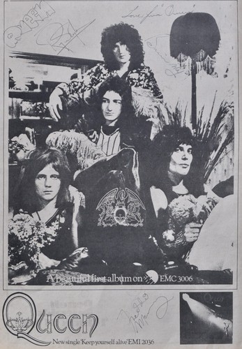 Queen signed keep yourself - queen,