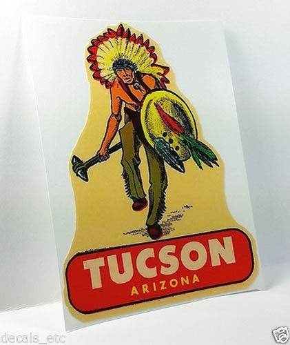 Tucson arizona adesivo - arizona,