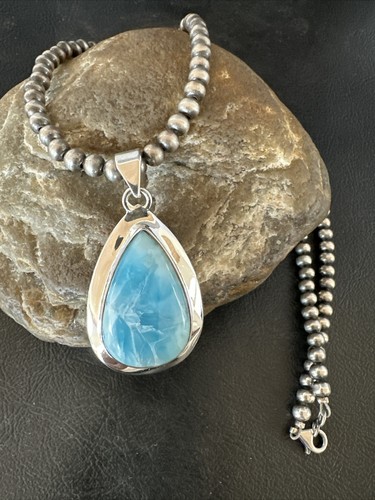 Collana donna blu - , larimar