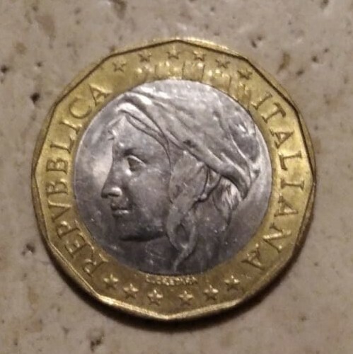 Moneta mille 1000 lire italia - mille,