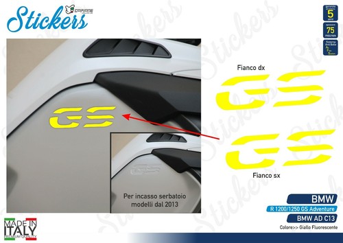 Adesivi serbatoio moto bmw - adesivi,