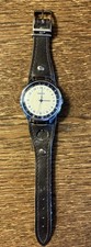 Orologio da polso analogico vintage RAKETA 24 ORE USSR russo SOVIETICO cinturino in pelle pacchetto