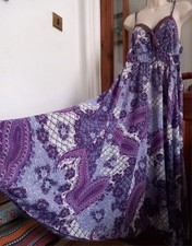 Maxi abito float completo con